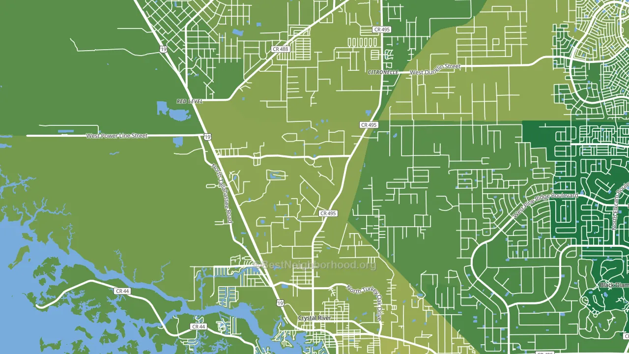 34428, FL block-group voter-turnout map