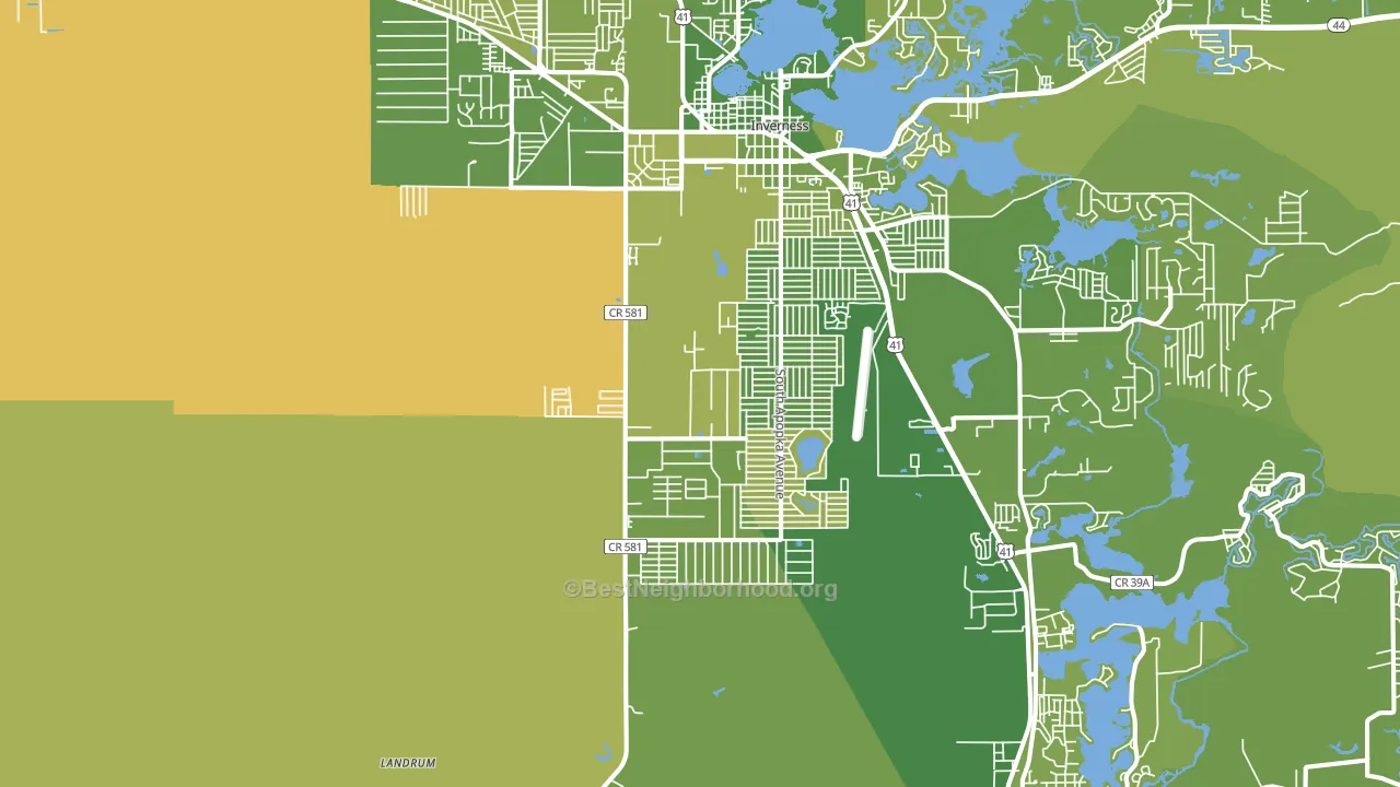 34452, FL block-group voter-turnout map