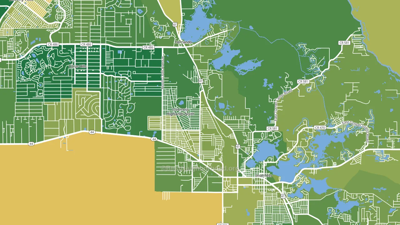 34453, FL block-group voter-turnout map