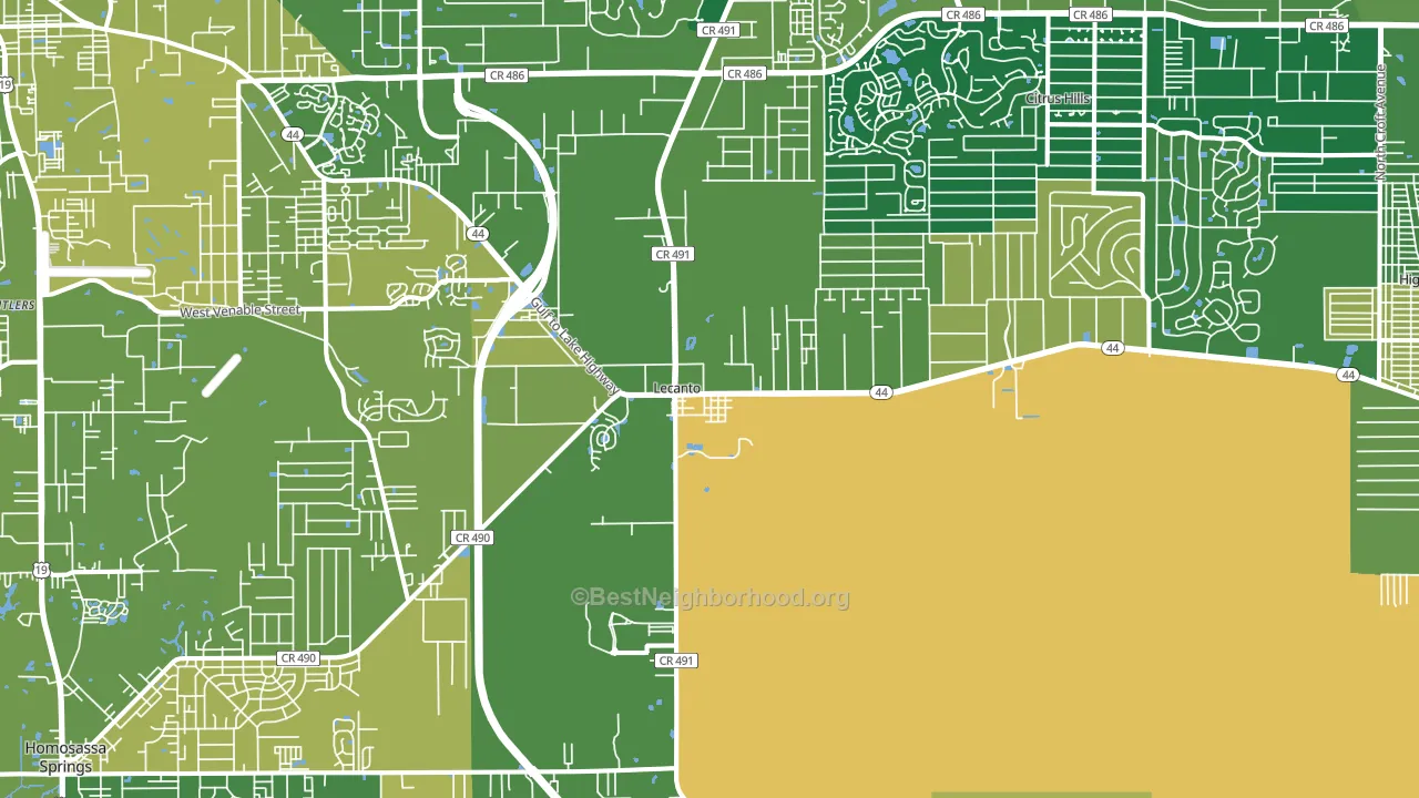34461, FL block-group voter-turnout map