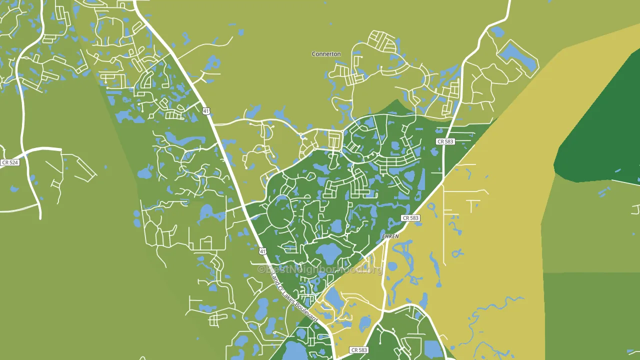 34637, FL block-group voter-turnout map