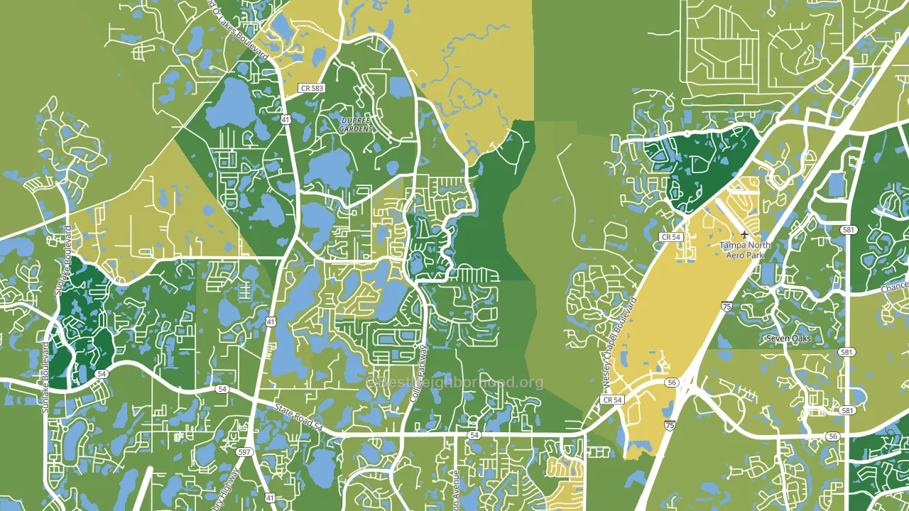 34639, FL block-group voter-turnout map