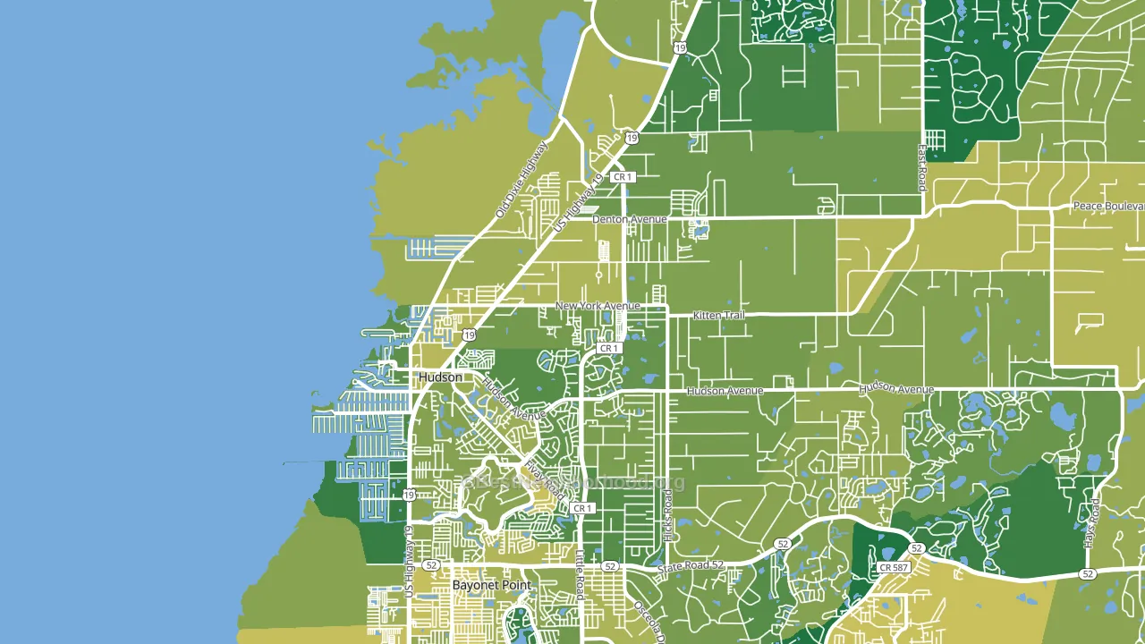 34667, FL block-group voter-turnout map