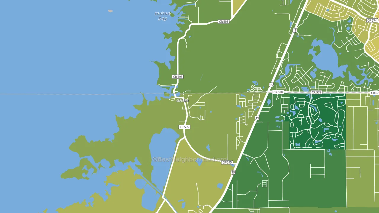 34679, FL block-group voter-turnout map