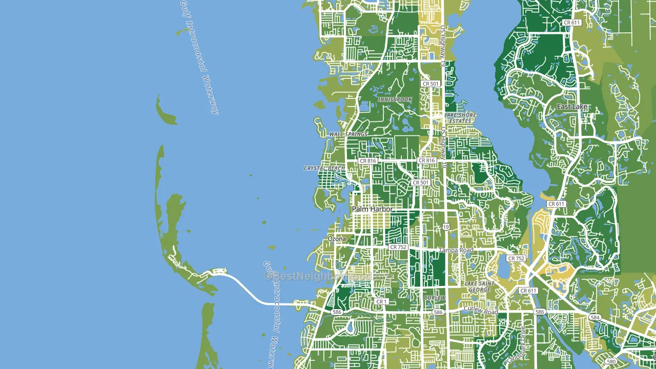 34681, FL block-group voter-turnout map