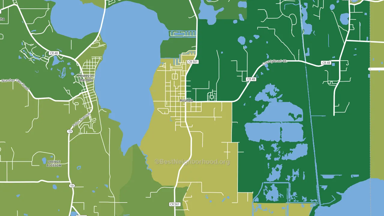 34705, FL block-group voter-turnout map