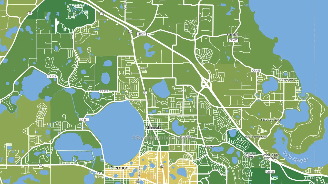 34715, FL block-group voter-turnout map