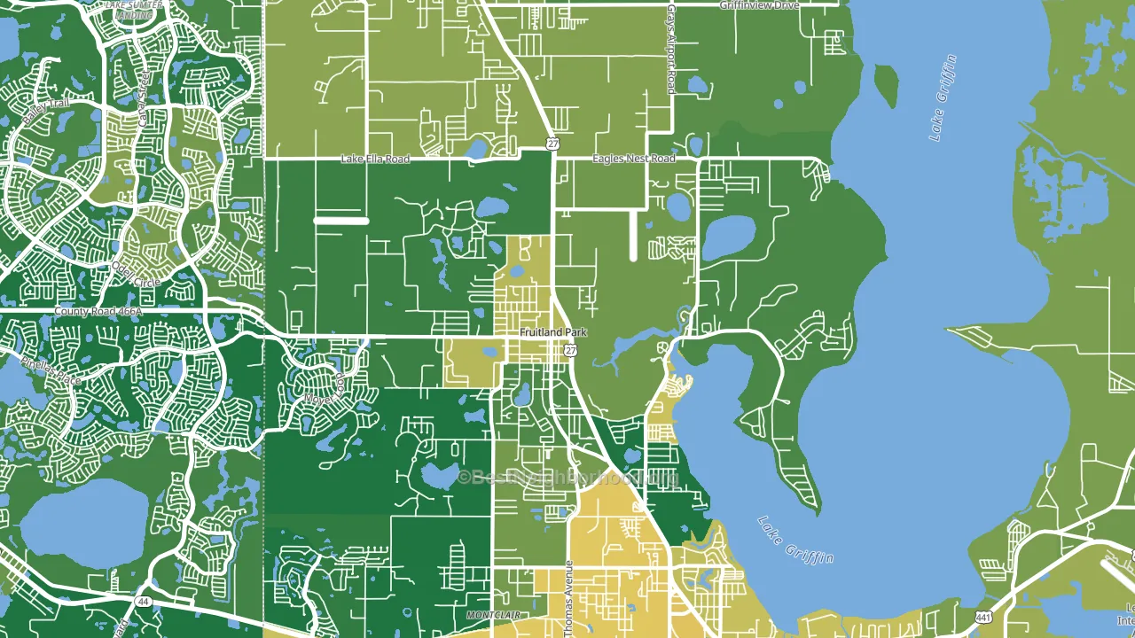 34731, FL block-group voter-turnout map