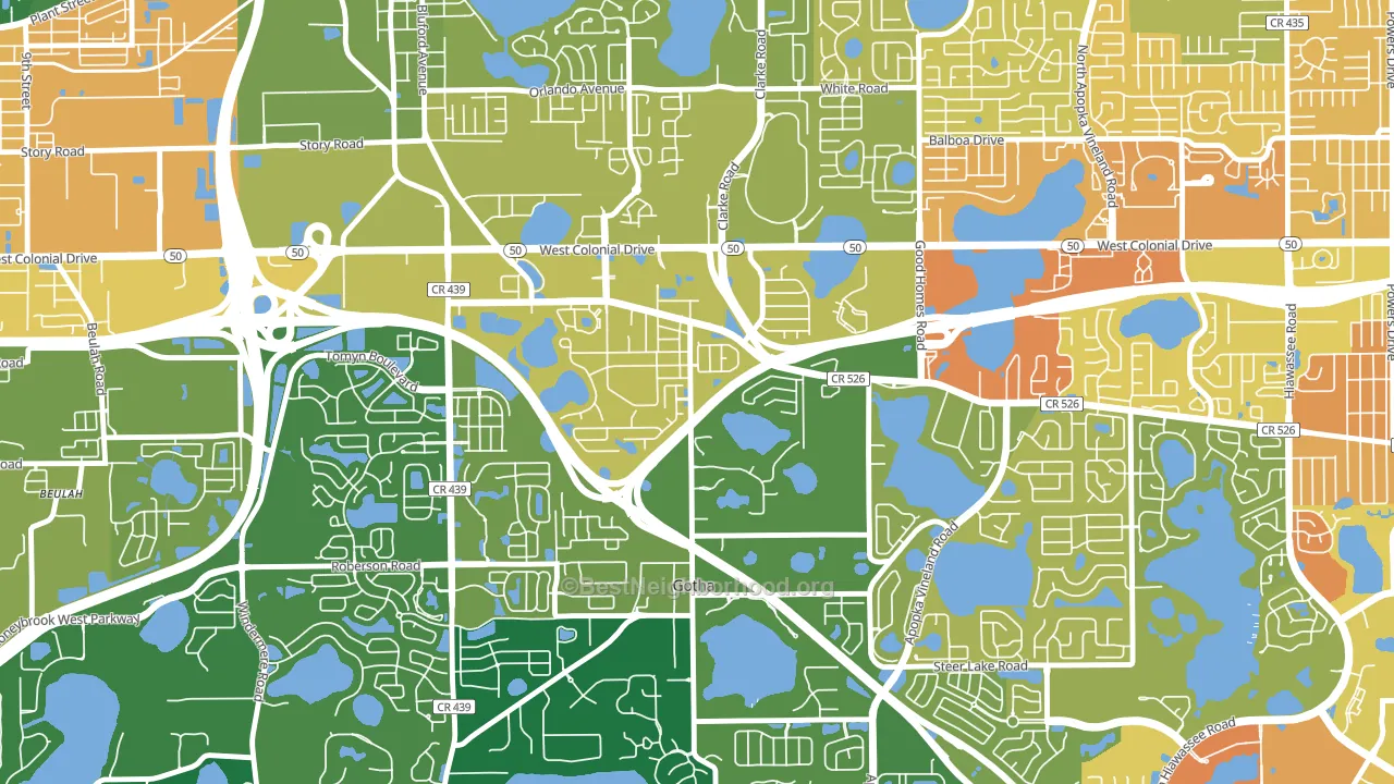 34734, FL block-group voter-turnout map