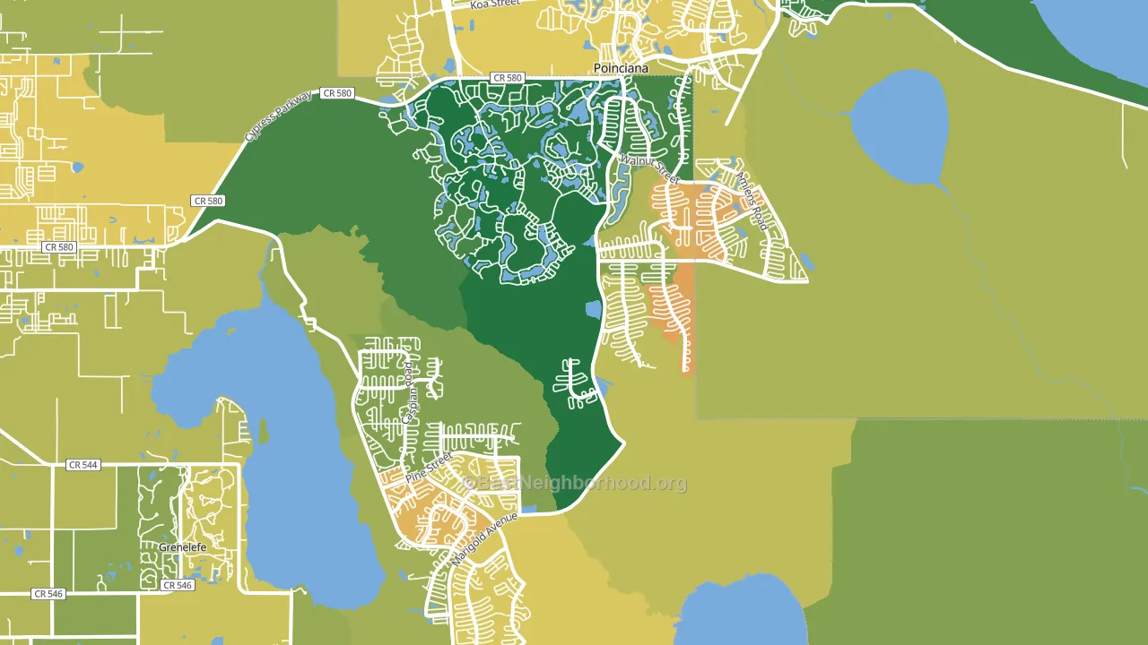 34759, FL block-group voter-turnout map