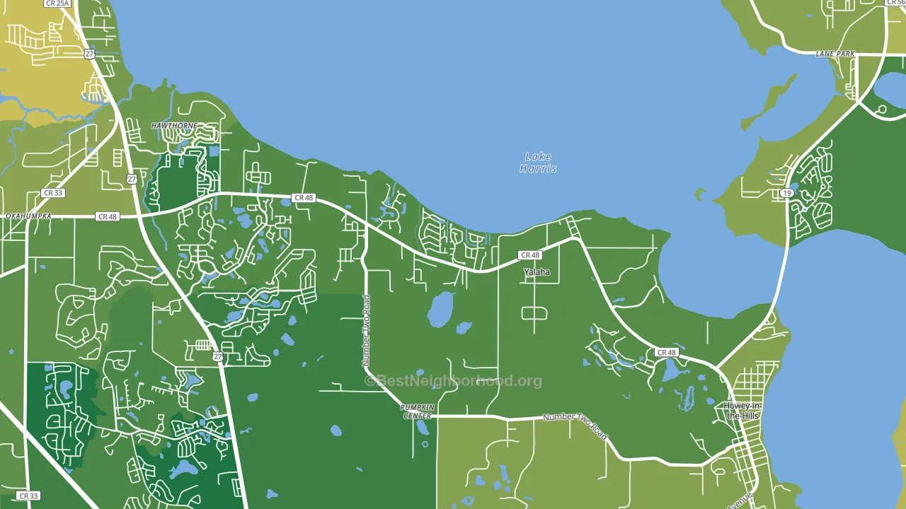 34797, FL block-group voter-turnout map