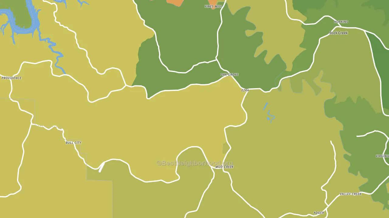 35006, AL block-group voter-turnout map