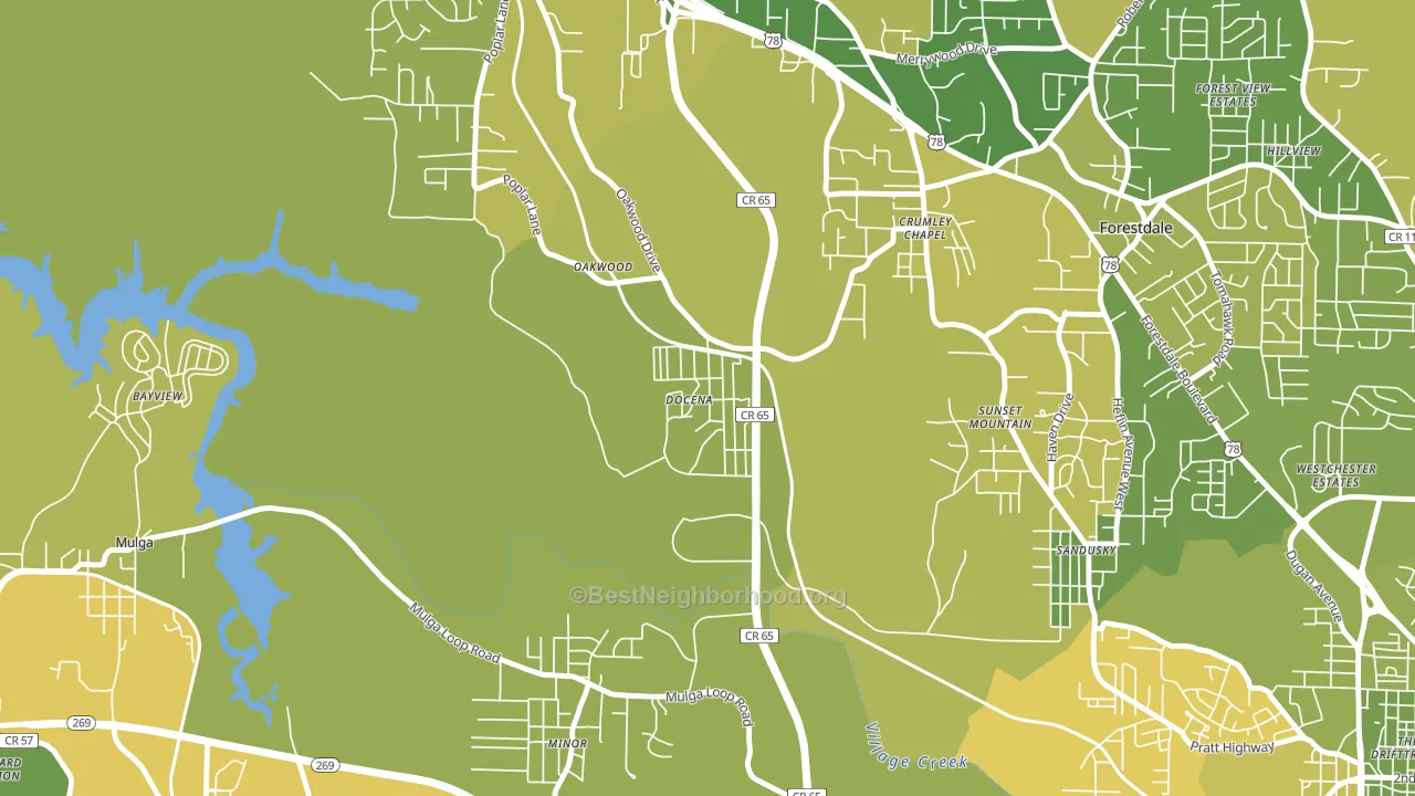 35060, AL block-group voter-turnout map