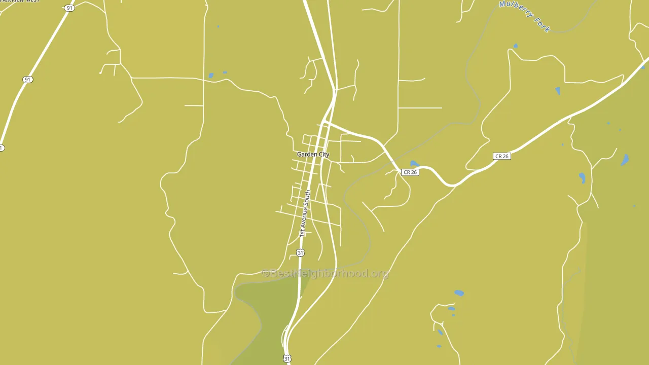 35070, AL block-group voter-turnout map