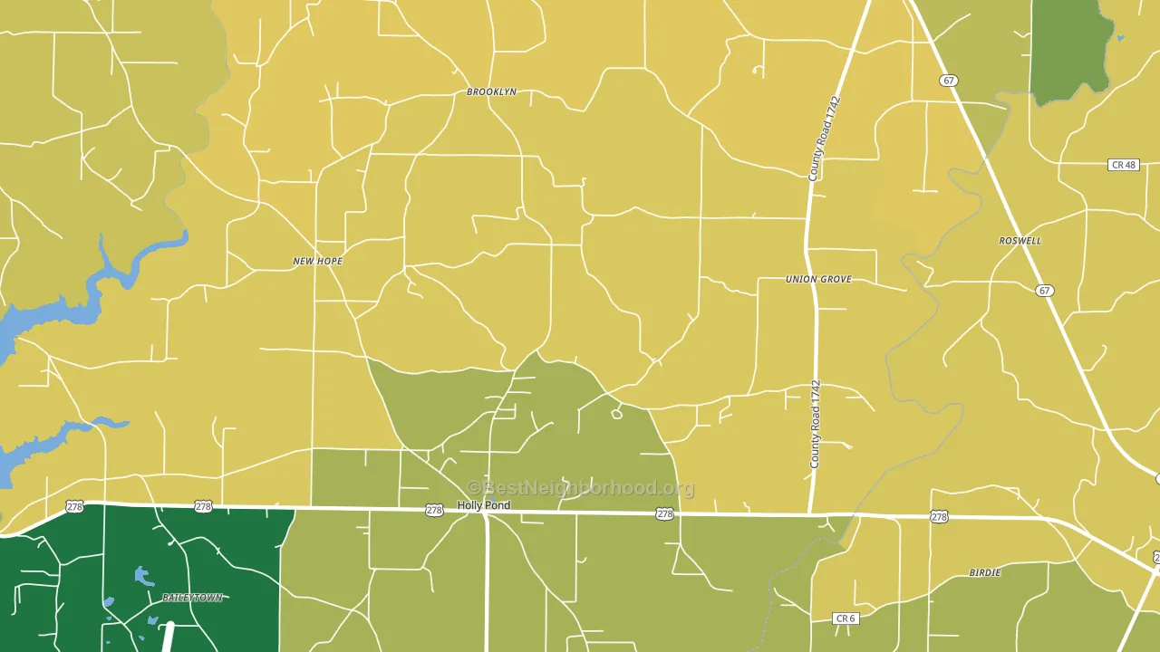 35083, AL block-group voter-turnout map