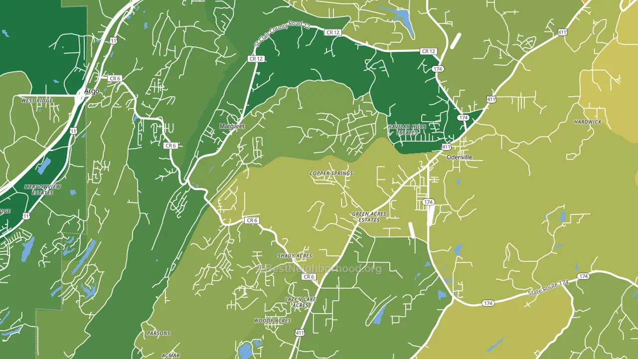 35120, AL block-group voter-turnout map