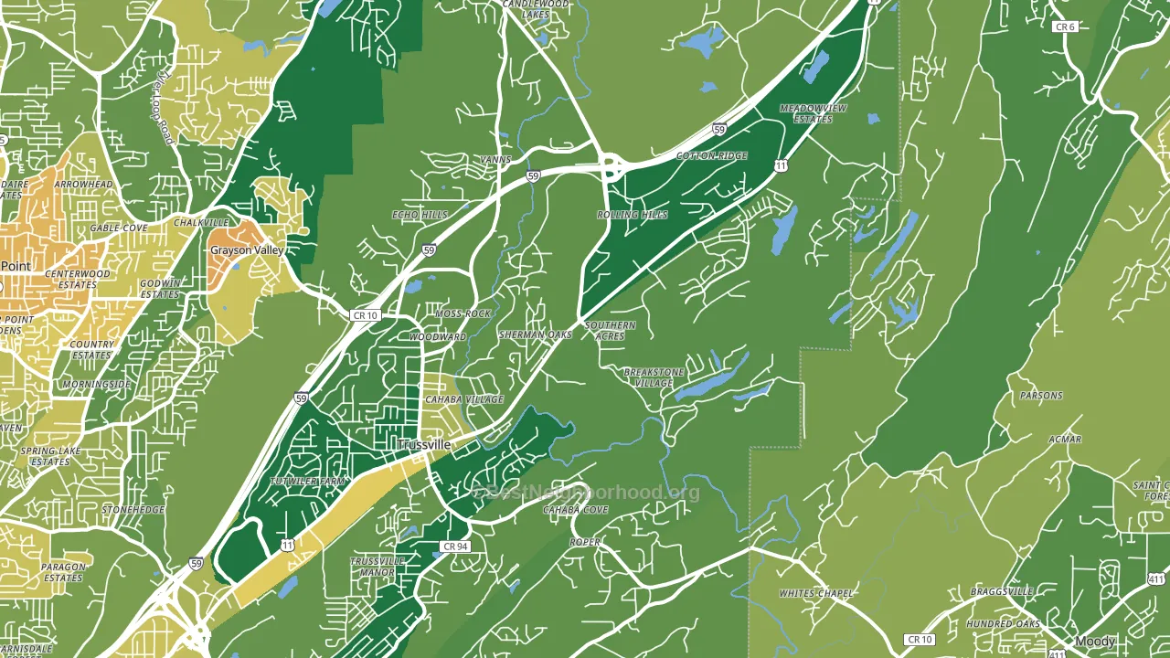 35173, AL block-group voter-turnout map