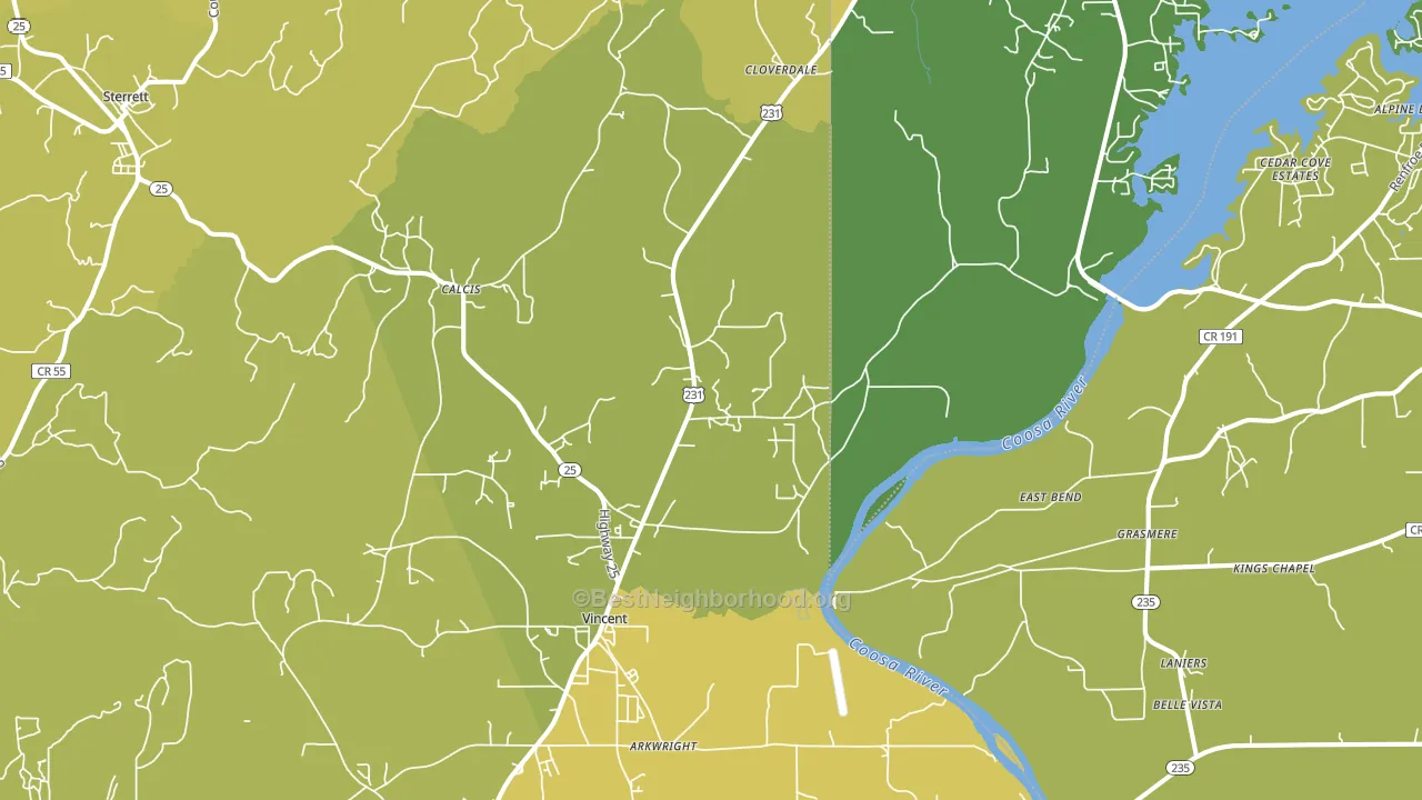 35178, AL block-group voter-turnout map