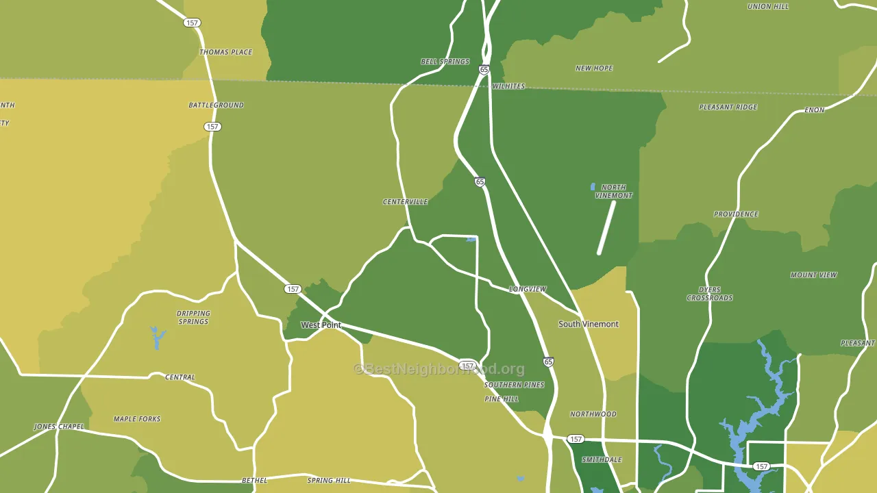 35179, AL block-group voter-turnout map