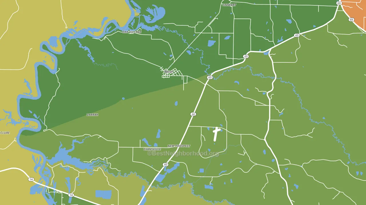 35441, AL block-group voter-turnout map