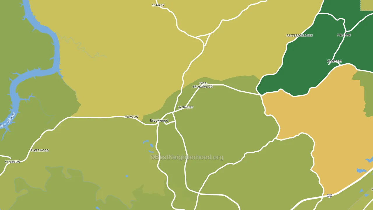 35444, AL block-group voter-turnout map