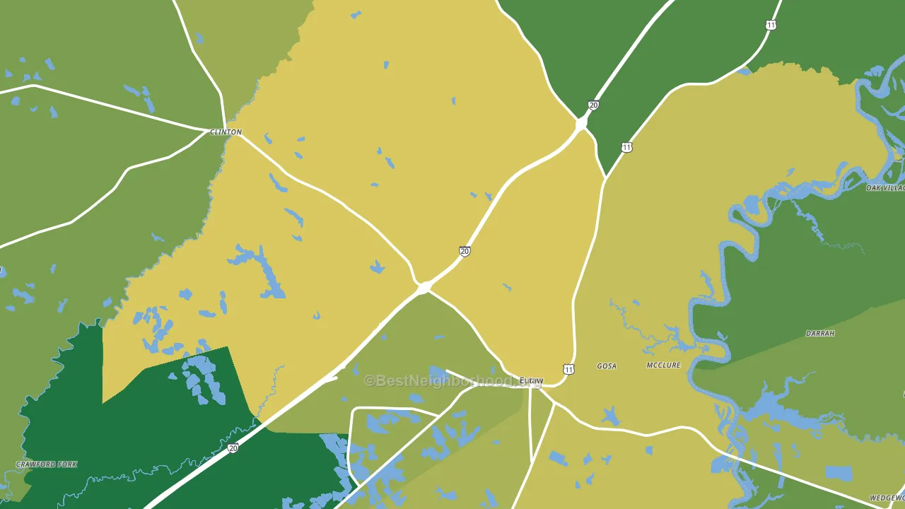 35462, AL block-group voter-turnout map