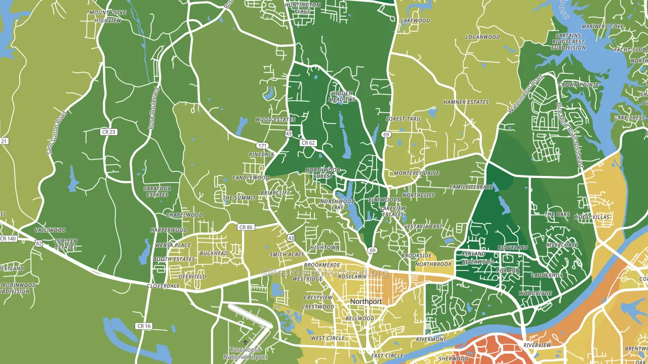 35473, AL block-group voter-turnout map