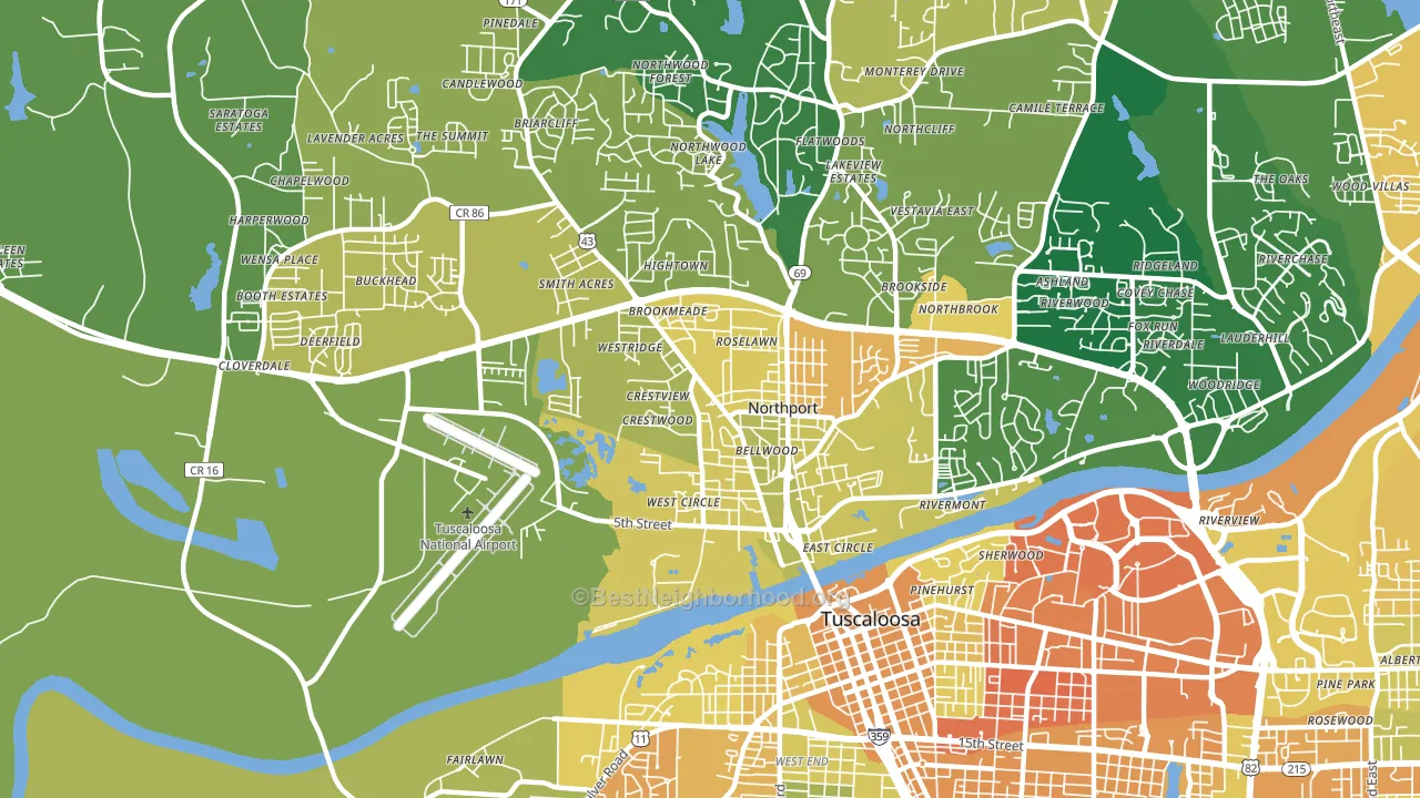 35476, AL block-group voter-turnout map