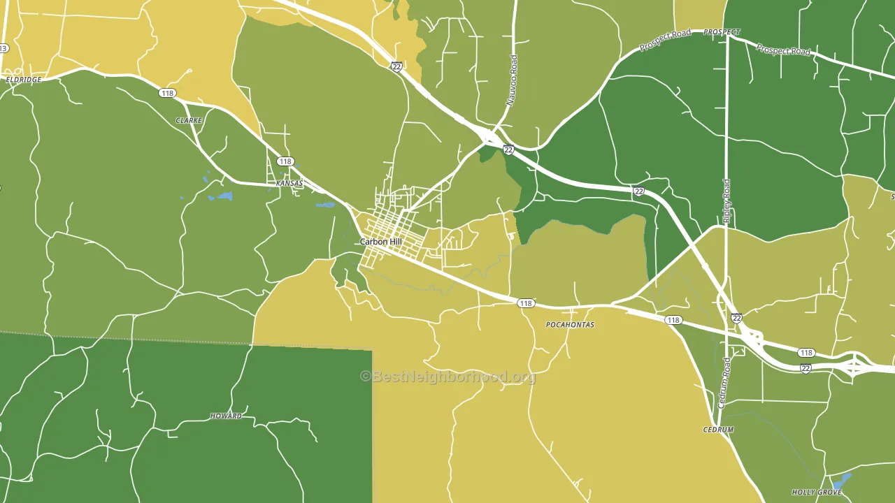 35549, AL block-group voter-turnout map