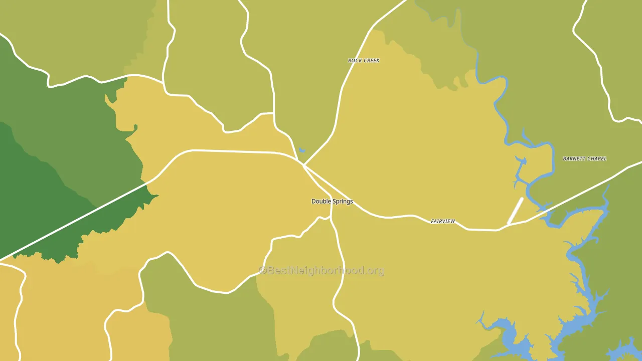 35553, AL block-group voter-turnout map