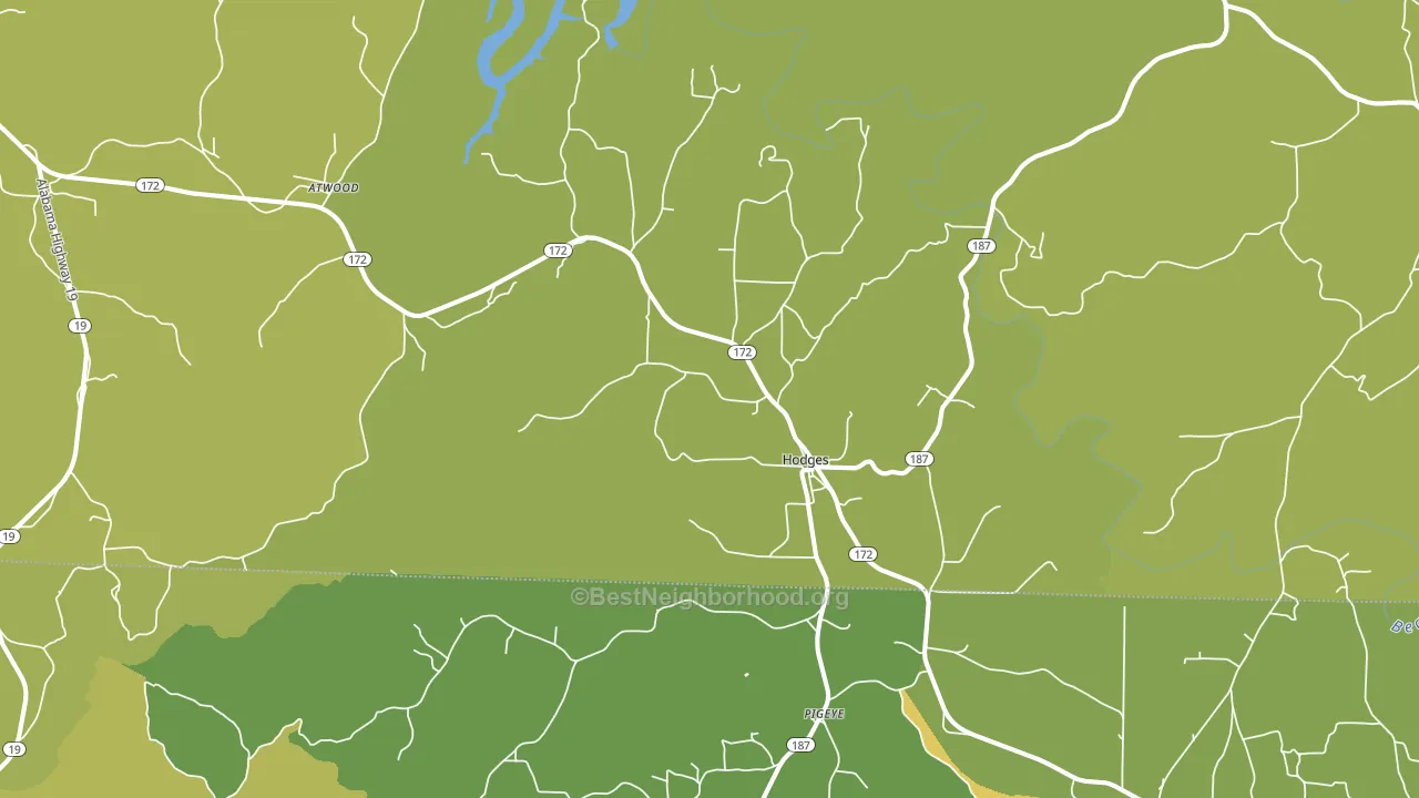 35571, AL block-group voter-turnout map