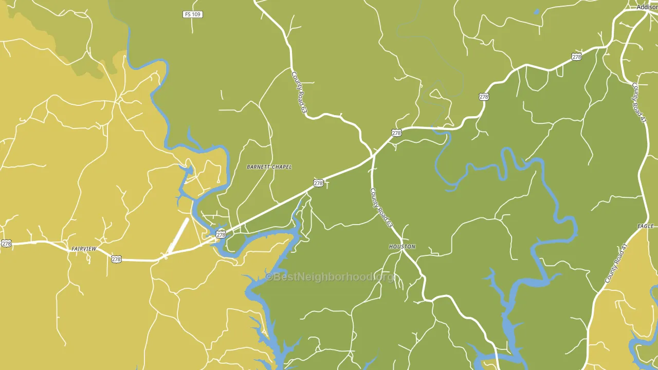 35572, AL block-group voter-turnout map