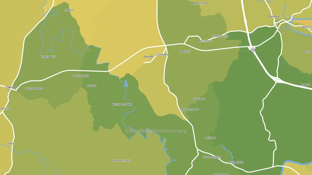 35580, AL block-group voter-turnout map