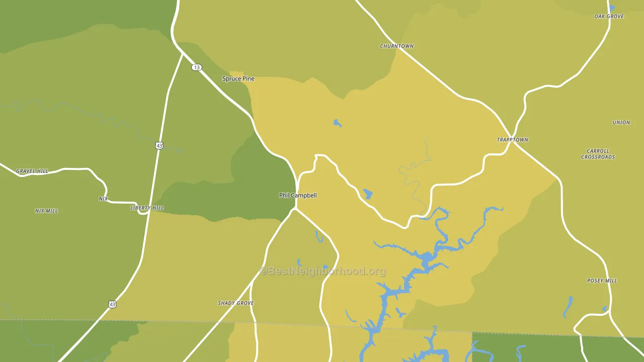 35581, AL block-group voter-turnout map