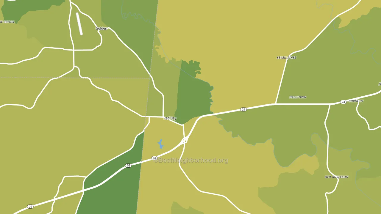 35582, AL block-group voter-turnout map