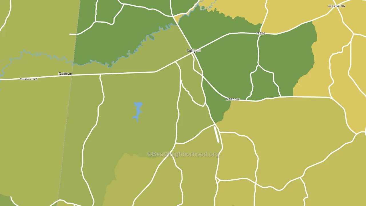 35586, AL block-group voter-turnout map