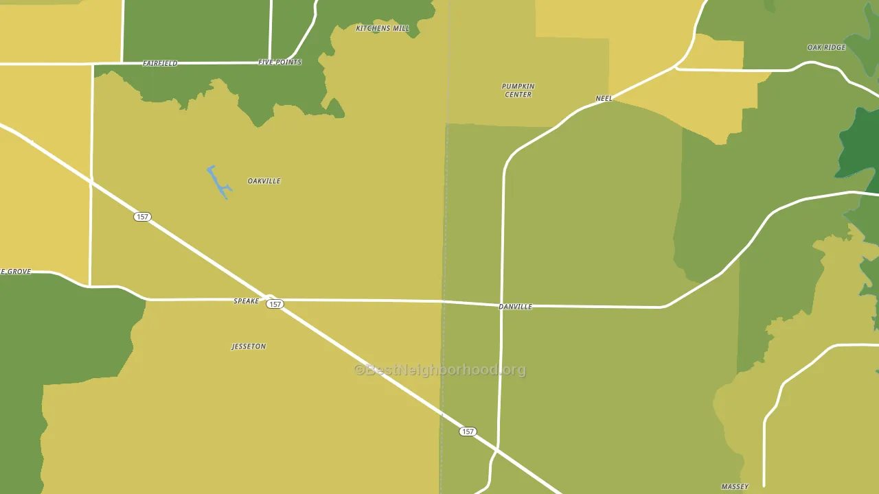 35619, AL block-group voter-turnout map