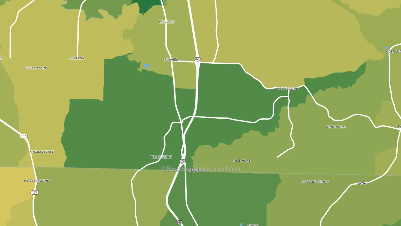 35622, AL block-group voter-turnout map