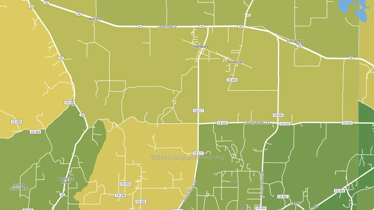 35643, AL block-group voter-turnout map