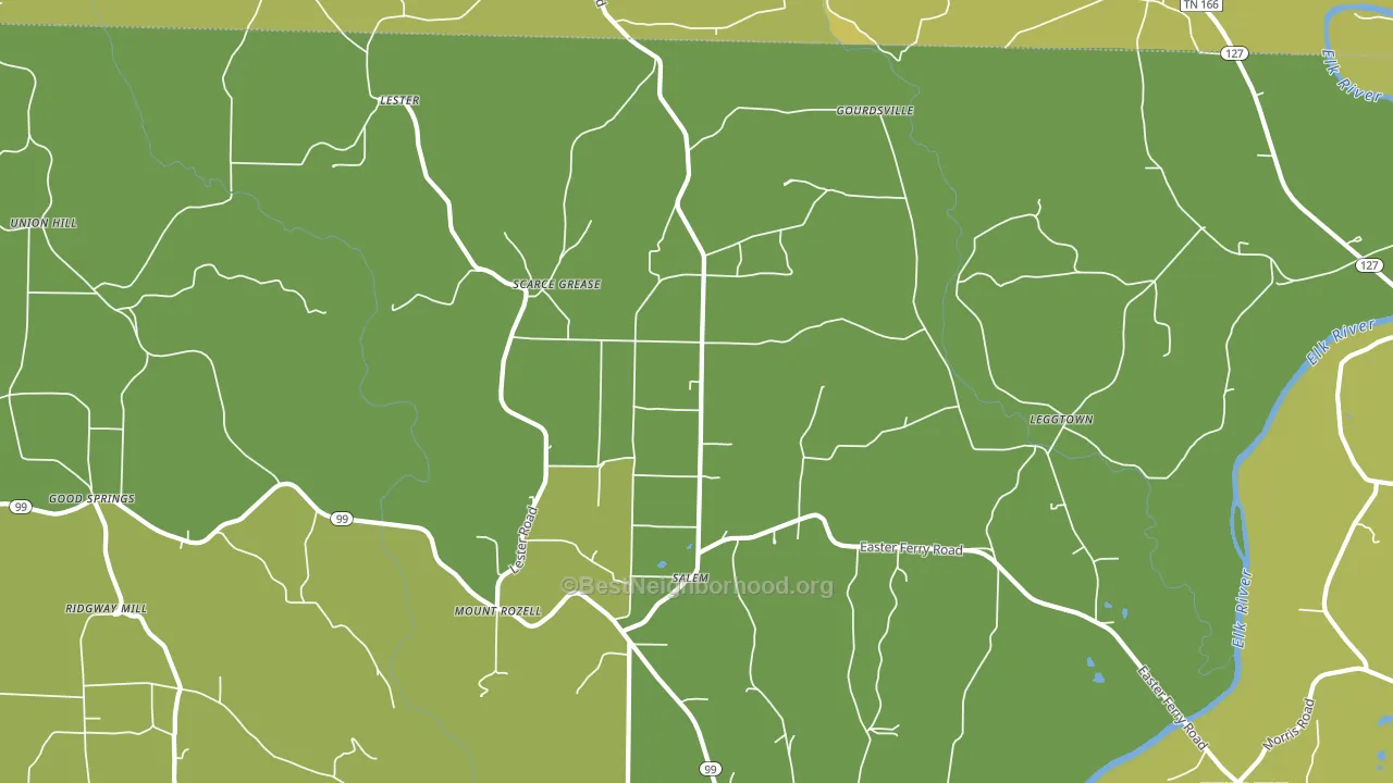 35647, AL block-group voter-turnout map