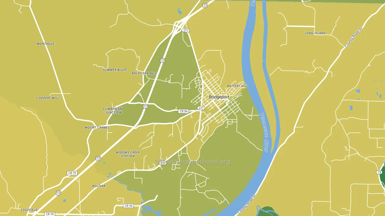 35740, AL block-group voter-turnout map