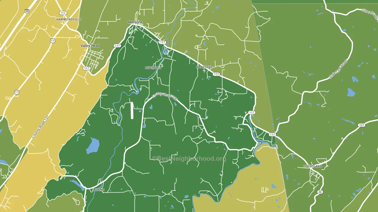35984, AL block-group voter-turnout map