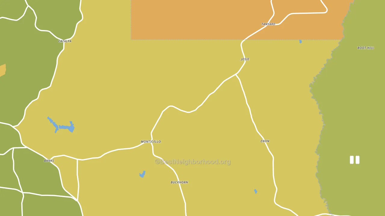 36005, AL block-group voter-turnout map