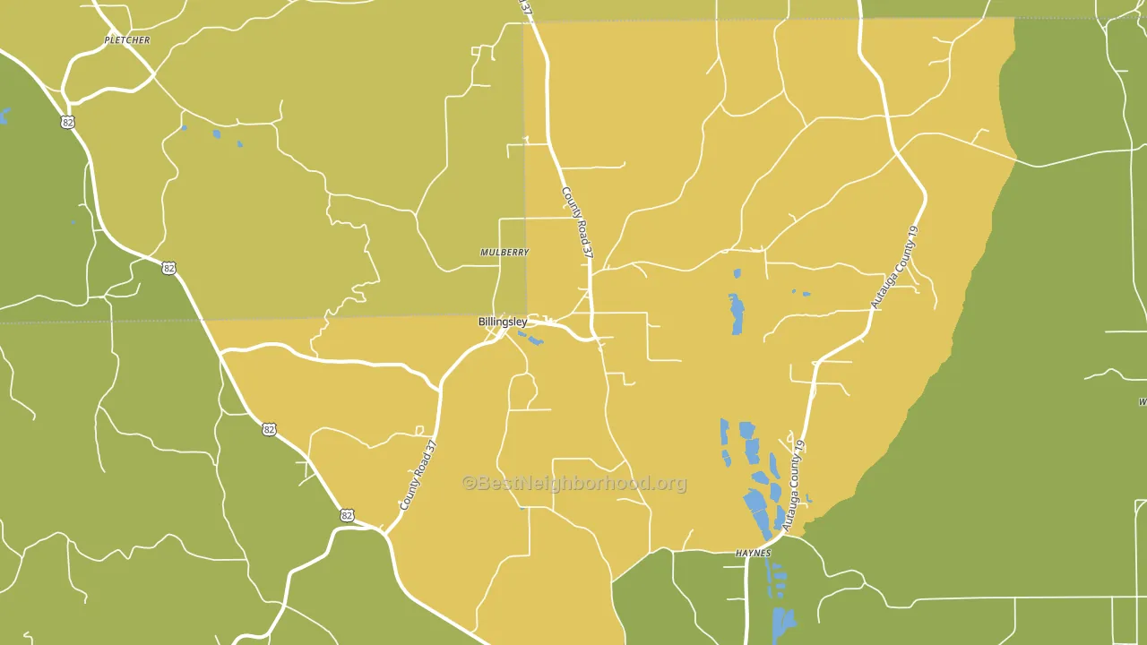 36006, AL block-group voter-turnout map