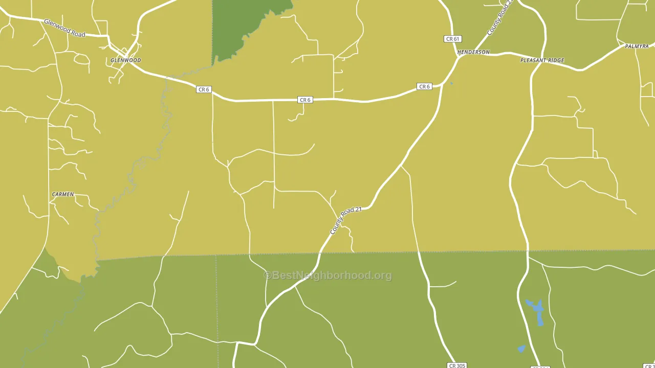 36034, AL block-group voter-turnout map