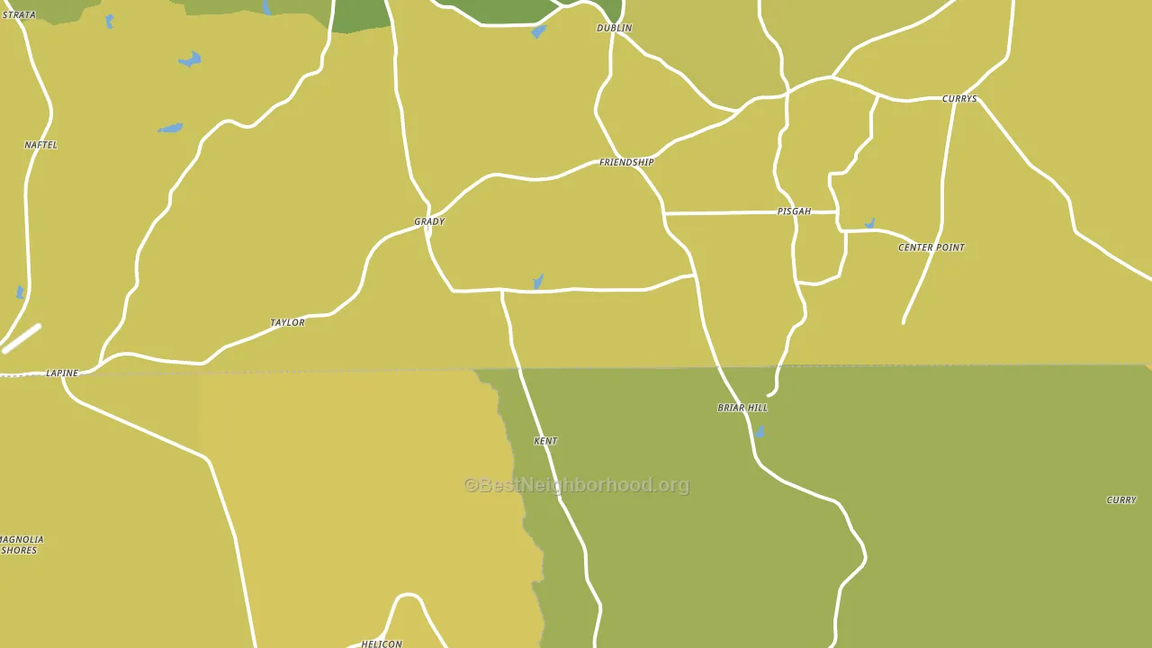 36036, AL block-group voter-turnout map