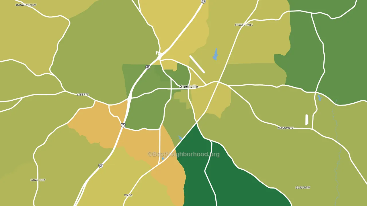 36037, AL block-group voter-turnout map