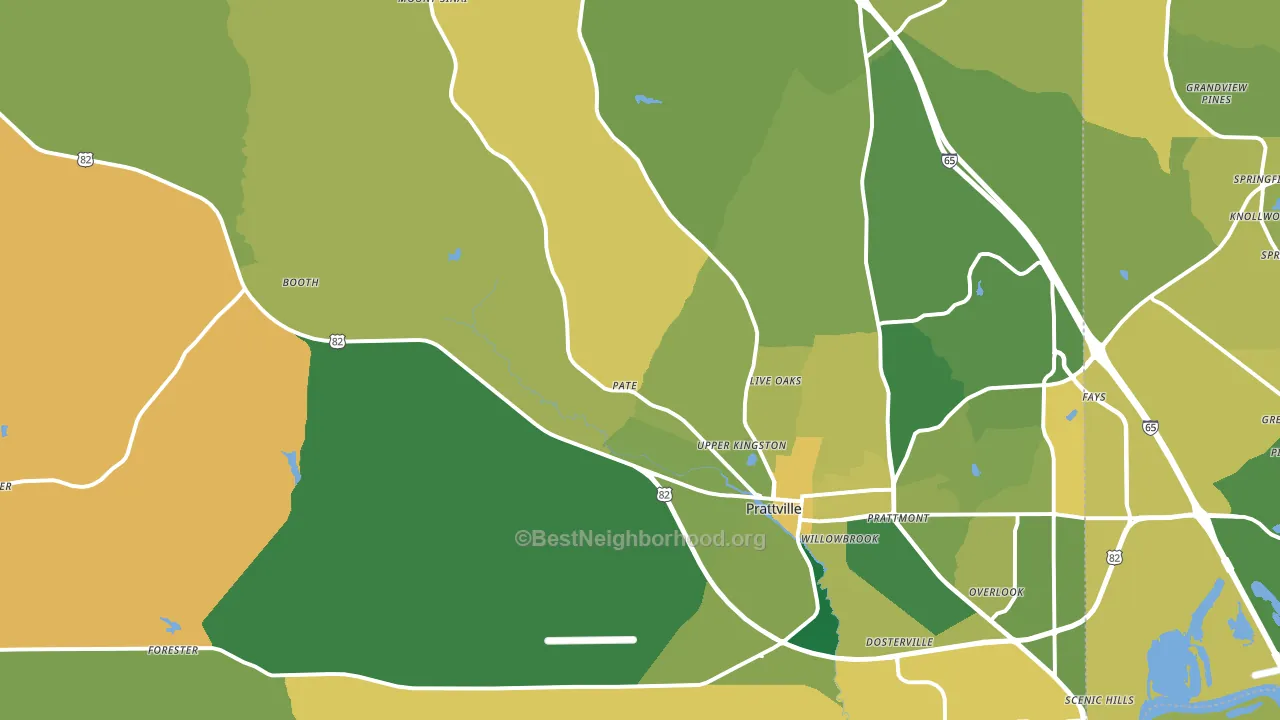 36067, AL block-group voter-turnout map