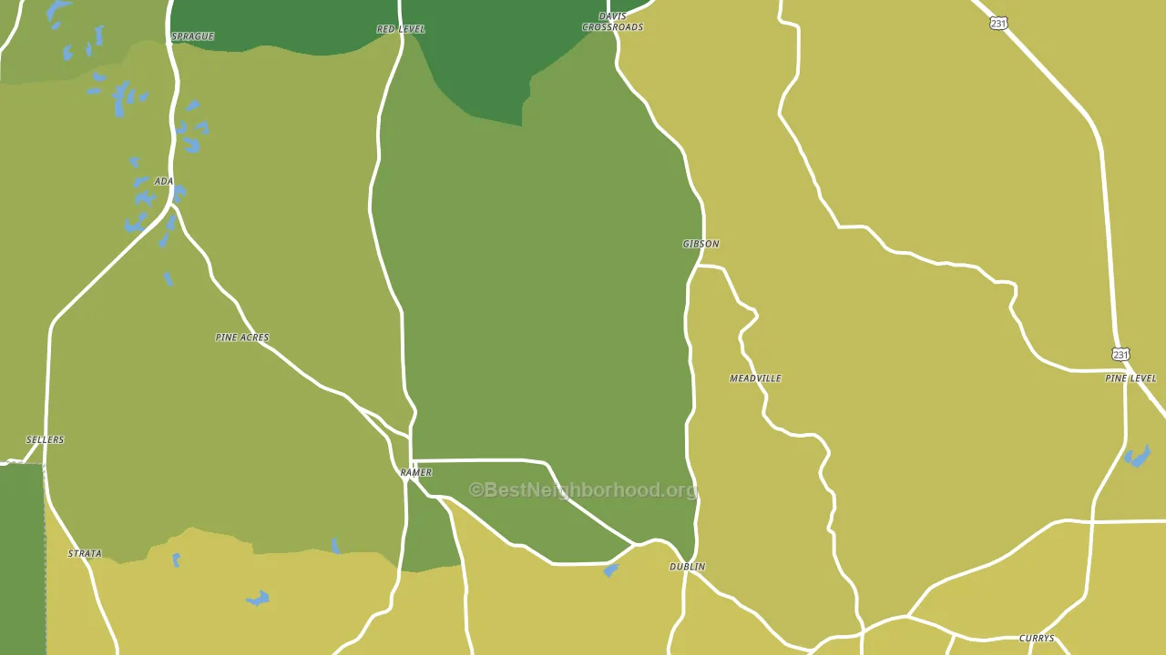 36069, AL block-group voter-turnout map