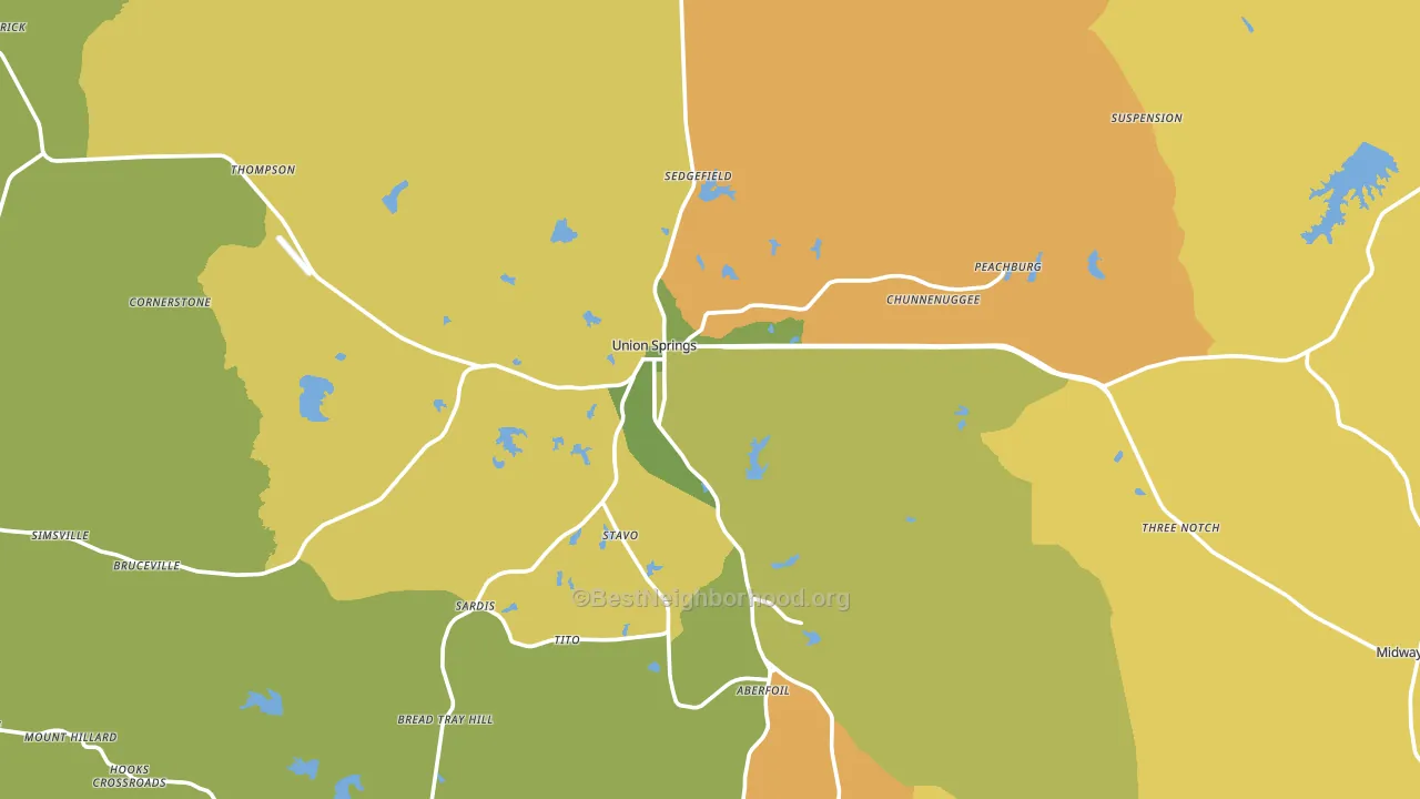 36089, AL block-group voter-turnout map